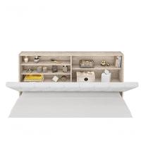 Cabeceira Box Casal 1,38 Amarula Com Painel Class Branco - 3