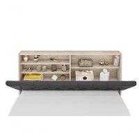 Cabeceira Box Queen 1,58 Isis Amarula Com Painel Preto - 3