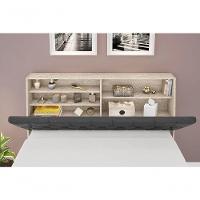 Cabeceira Box Queen 1,58 Isis Amarula Com Painel Preto - 5