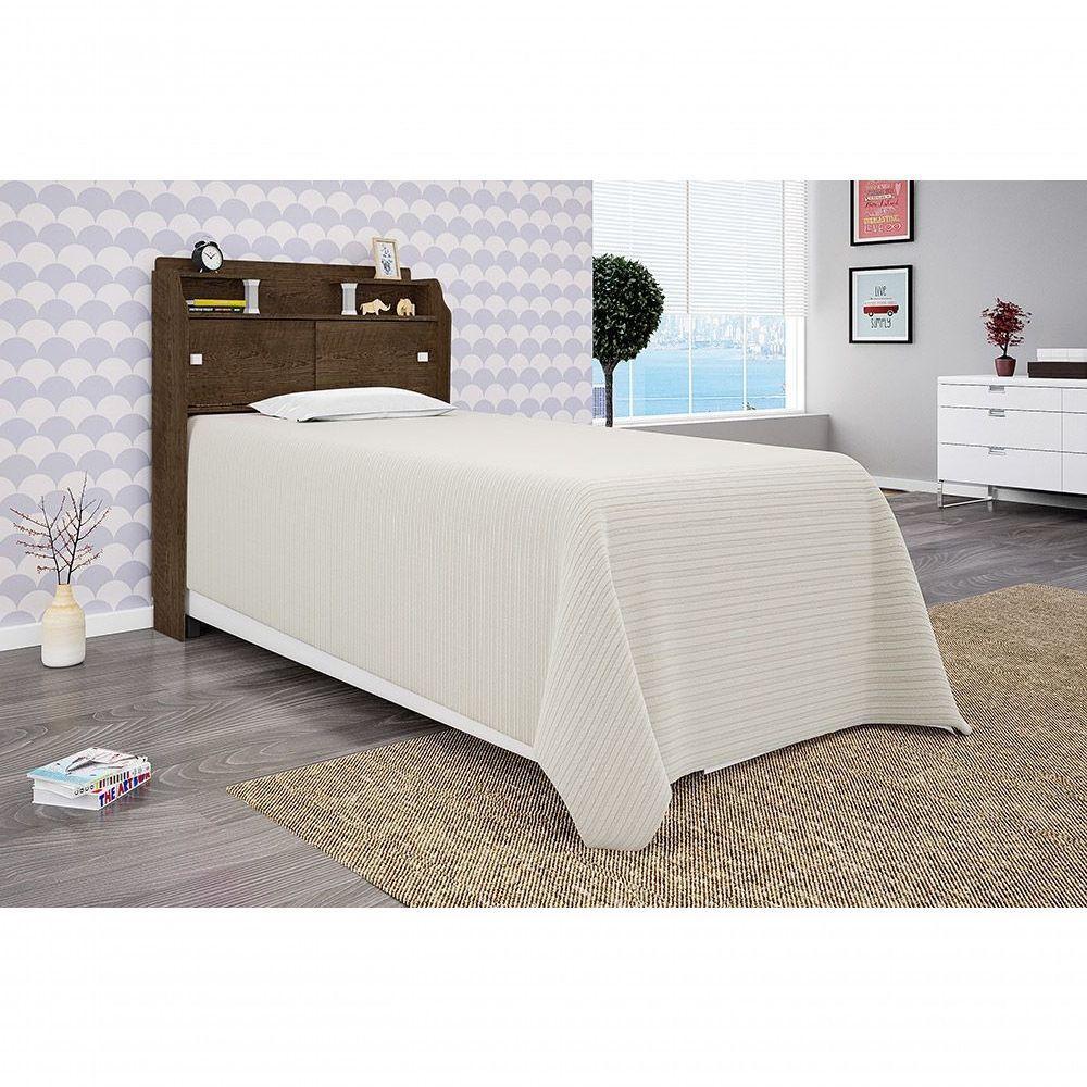 Cabeceira Box Solteiro 0,88cm Elisa Malbec Framar Móveis - 1