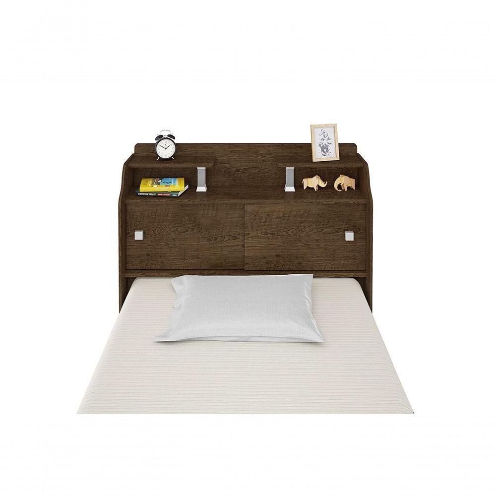 Cabeceira Box Solteiro 0,88cm Elisa Malbec Framar Móveis - 5