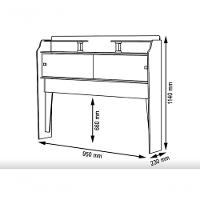 Cabeceira Box Solteiro 0,88cm Elisa Malbec Framar Móveis