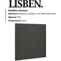 Cabeceira Solteiro 90 Cm Lisben Linho Sl 74 Peer Sl 74 - 7