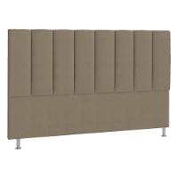 Cabeceira King P04 195 Cm Suede Marrom Claro Tca 945 - 1