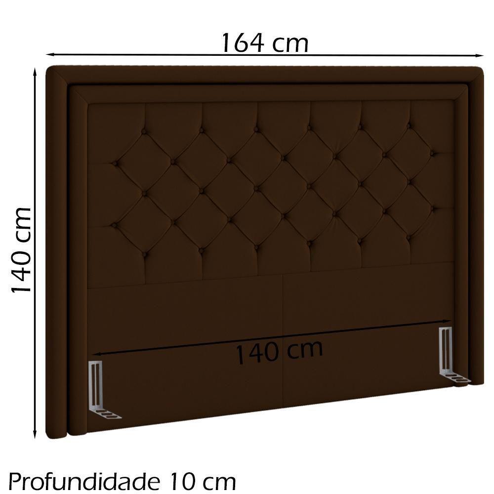 Cabeceira Casal 140 Cm Padov Veludo Sl 942 Peer Sl 942 - 5