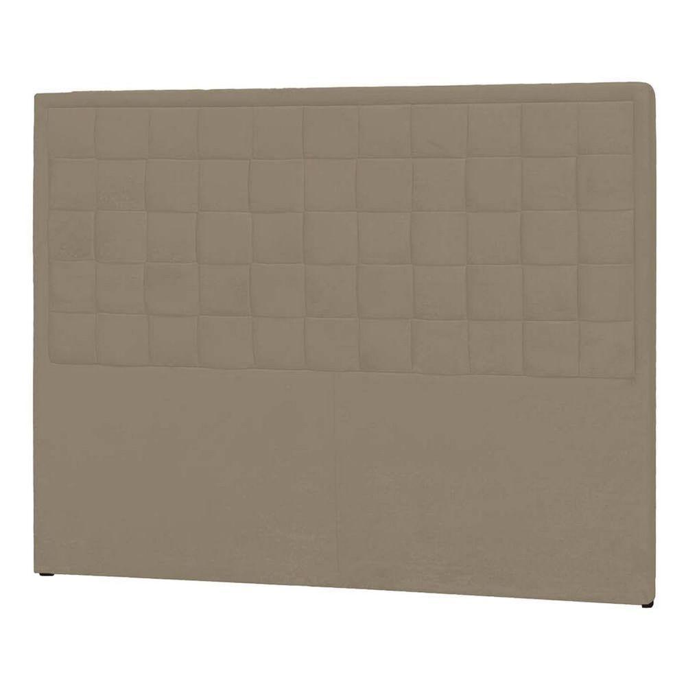 Cabeceira SolteiroP04 100 Cm Suede Marrom Claro Tca 945 - 4