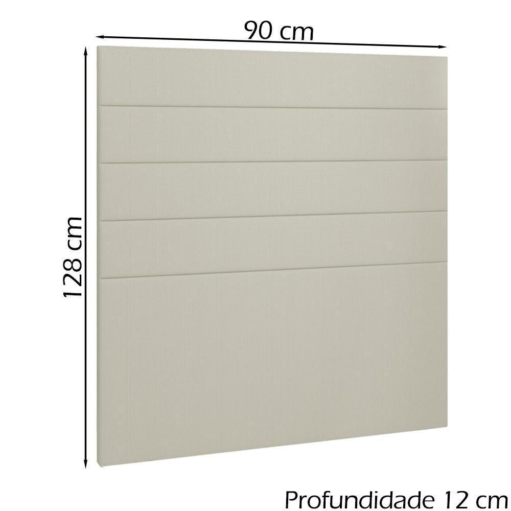 Cabeceira Solteiro 90 Cm Lisben Linho Sl 76 Peer Sl 76 - 5