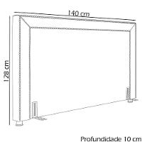 Cabeceira Casal 140 Cm Mali Corano Tcs 350 Peer Tcs 350 - 7