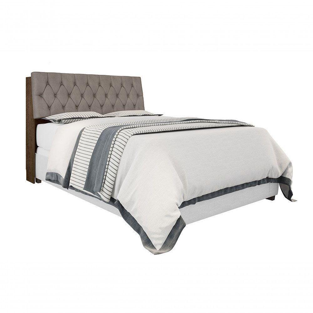 Cabeceira Box Queen 1,58 Isis Malbec Com Capitonê Capuccino - 7