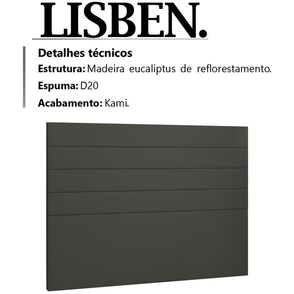 Cabeceira Casal 140 Cm Lisben Linho Sl 74 Peer Sl 74 - 2