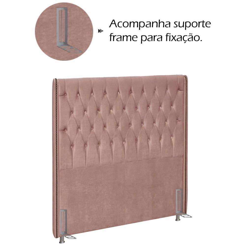 Cabeceira Solteiro 90 Cm Firezz Veludo Sl 949 Peer Sl 949 - 3