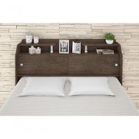 Cabeceira Box Queen 1,58cm Elisa Chocolate Framar Móveis - 6