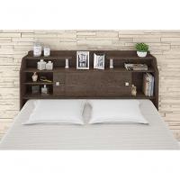 Cabeceira Box Queen 1,58cm Elisa Chocolate Framar Móveis - 7