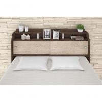 Cabeceira Box Queen 1,58cm Elisa Chocolate Framar Móveis - 10