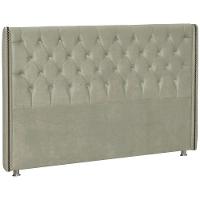 Cabeceira Queen 160 Cm Firezz Veludo Sl 940 Peer Sl 940 - 1