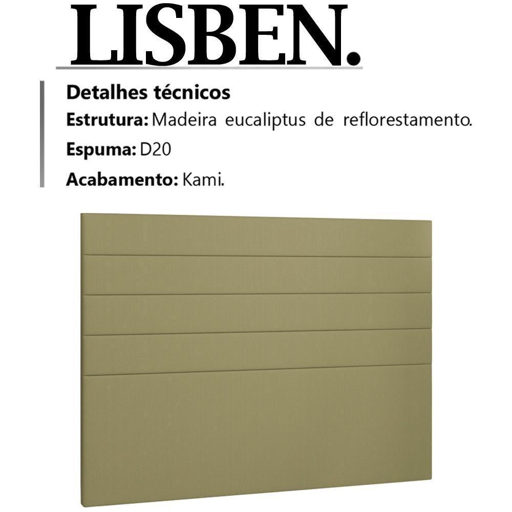Cabeceira Casal 140 Cm Lisben Linho Sl 75 Peer Sl 75 - 3
