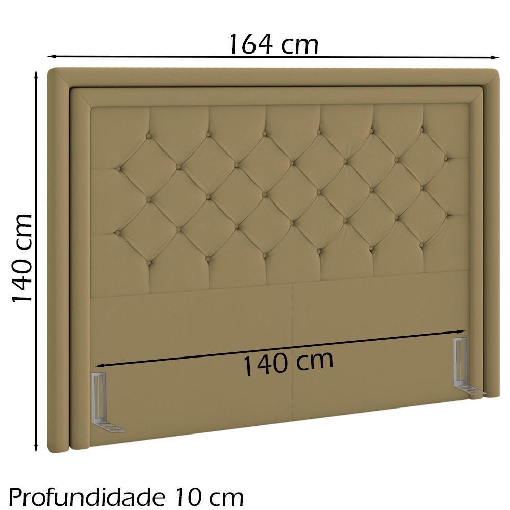 Cabeceira Casal 140 Cm Padov Veludo Sl 945 Peer Sl 945 - 3