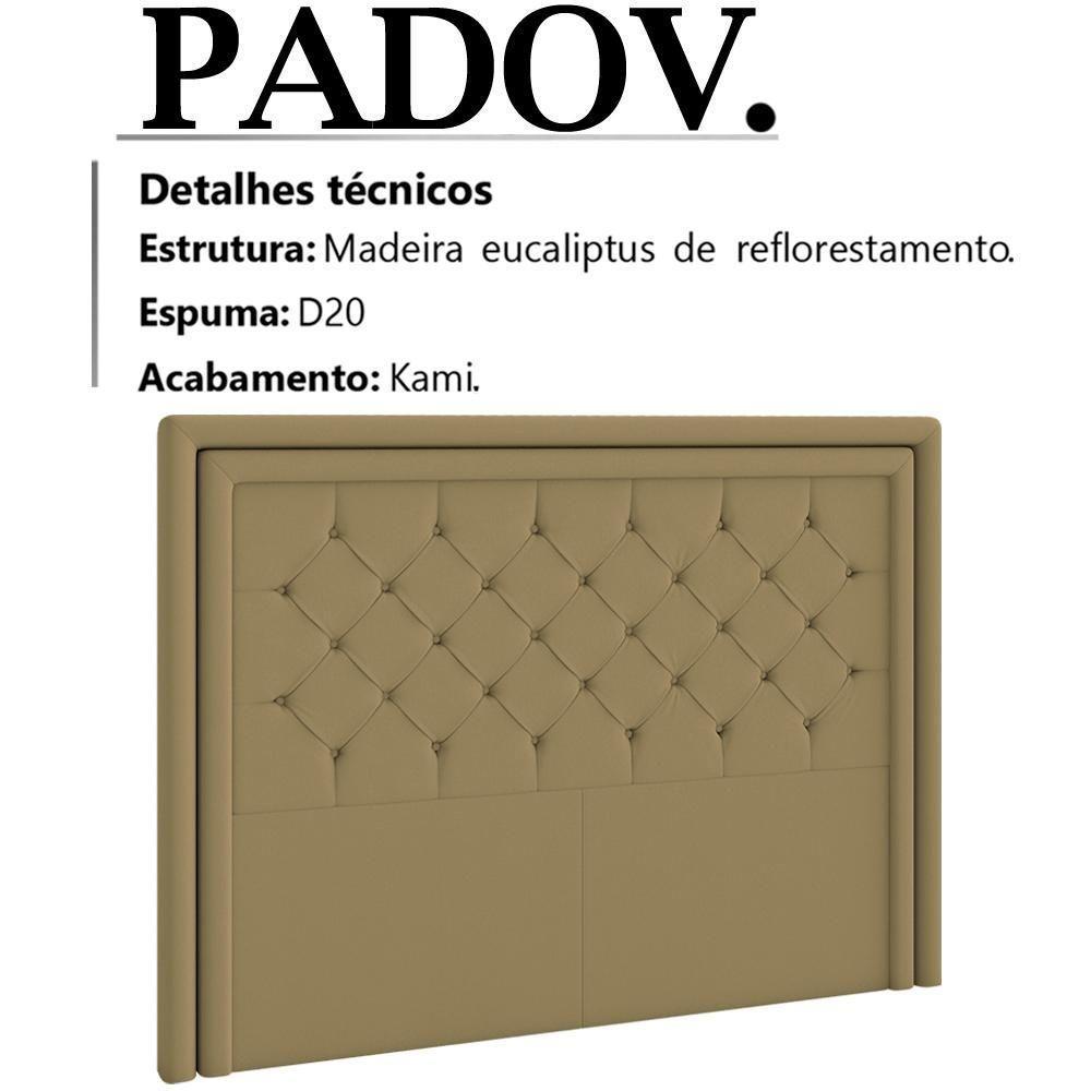 Cabeceira Casal 140 Cm Padov Veludo Sl 945 Peer Sl 945 - 5
