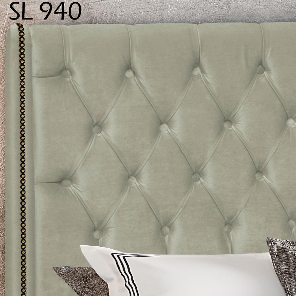 Cabeceira Solteiro 90 Cm Firezz Veludo Sl 940 Peer Sl 940 - 6