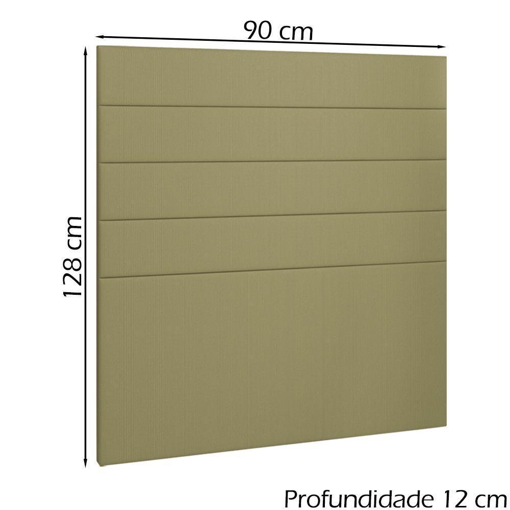 Cabeceira Solteiro 90 Cm Lisben Linho Sl 75 Peer Sl 75 - 3