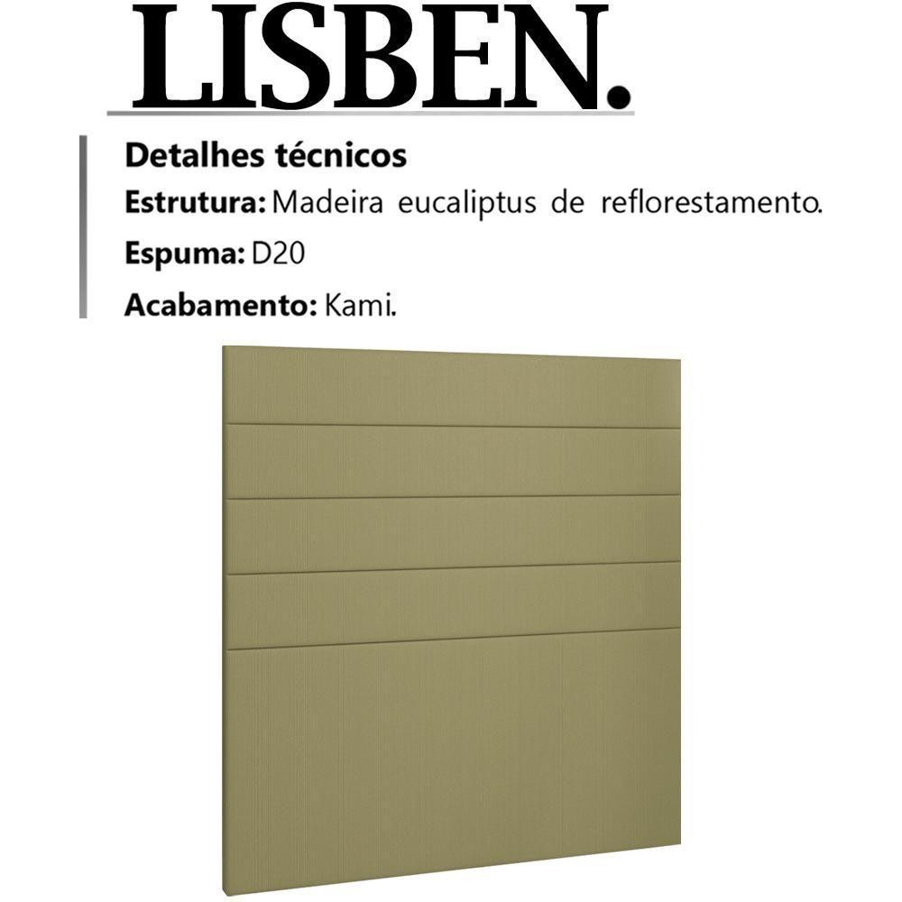 Cabeceira Solteiro 90 Cm Lisben Linho Sl 75 Peer Sl 75 - 8