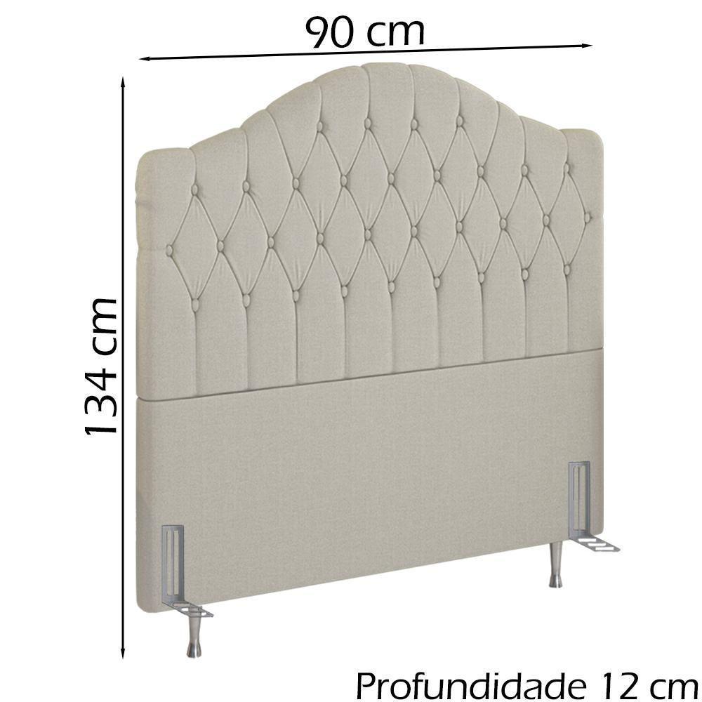 Cabeceira Solteiro 90 Cm Room Linho Sl 76 Peer Sl 76 - 3