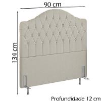 Cabeceira Solteiro 90 Cm Room Linho Sl 76 Peer Sl 76 - 3