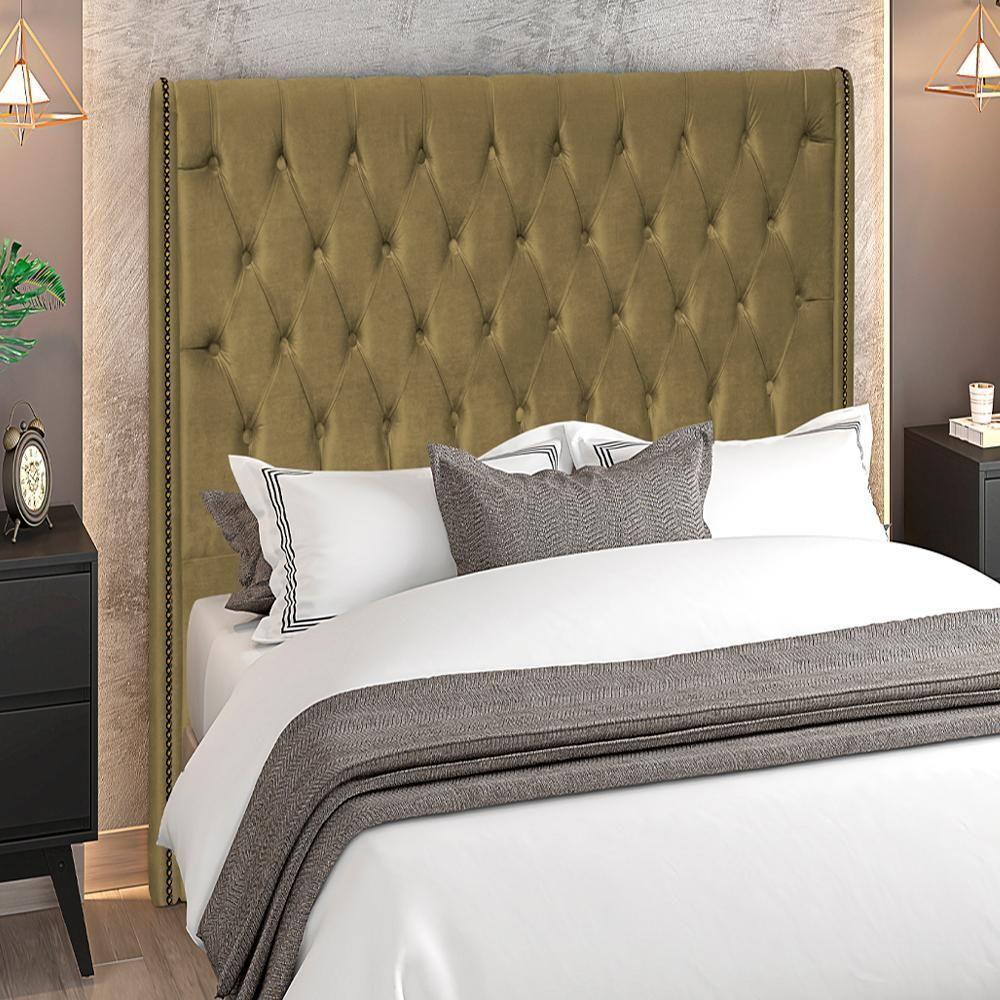 Cabeceira Solteiro 90 Cm Firezz Veludo Sl 945 Peer Sl 945 - 6