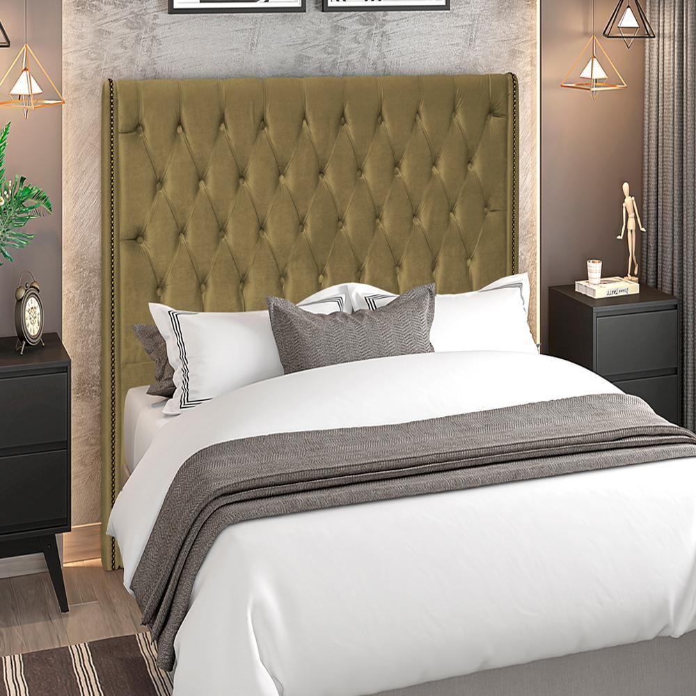 Cabeceira Solteiro 90 Cm Firezz Veludo Sl 945 Peer Sl 945 - 8