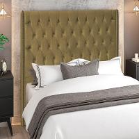 Cabeceira Solteiro 90 Cm Firezz Veludo Sl 945 Peer Sl 945 - 6