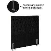 Cabeceira Solteiro 90 Cm Firezz Veludo Sl 944 Peer Sl 944
