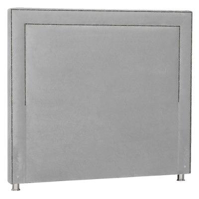 Cabeceira Solteiro Moscou P04 90 Cm Suede Cinza