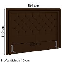 Cabeceira Queen 160 Cm Padov Veludo Sl 942 Peer Sl 942 - 6