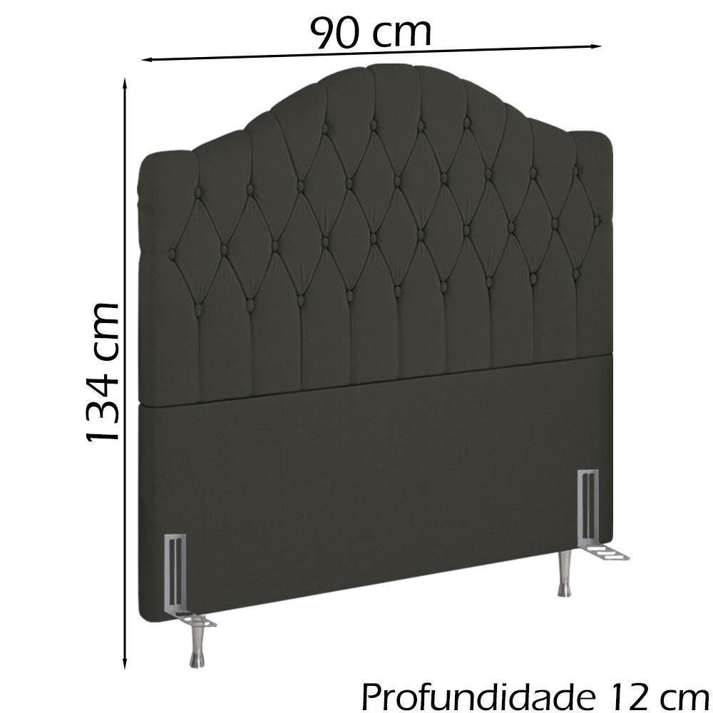 Cabeceira Solteiro 90 Cm Room Linho Sl 74 Peer Sl 74 - 3