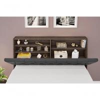 Cabeceira Box Casal 1,38 Chocolate Com Painel Class Preto