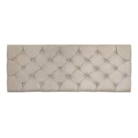 Cabeceira Painel Capitonê Solteiro 0,90m Jade Suede Bege - 5