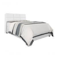 Cabeceira Box Casal 1,38 Branco Com Painel Class Branco - 9