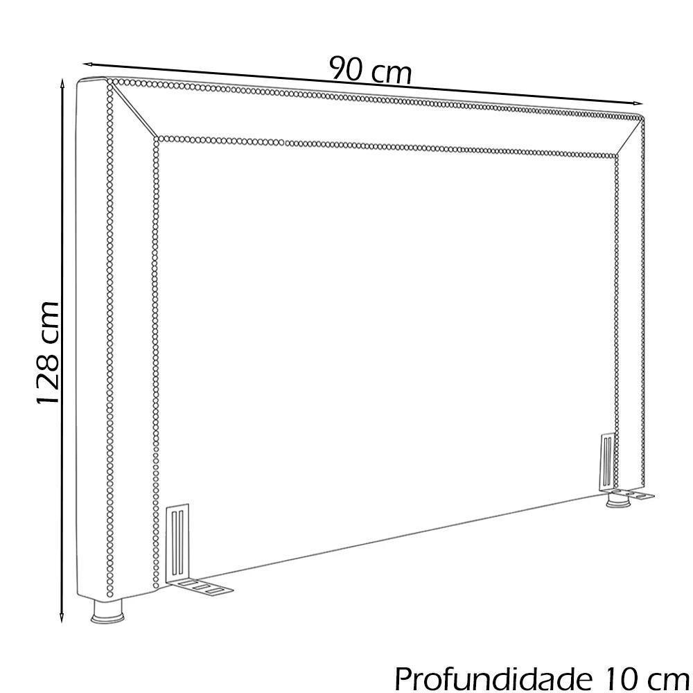 Cabeceira Solteiro 90 Cm Mali Corano Tcs 357 Peer Tcs 357 - 3