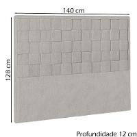 Cabeceira Casal 140 Cm Priss Linho Sl 76 Peer Sl 76 - 6