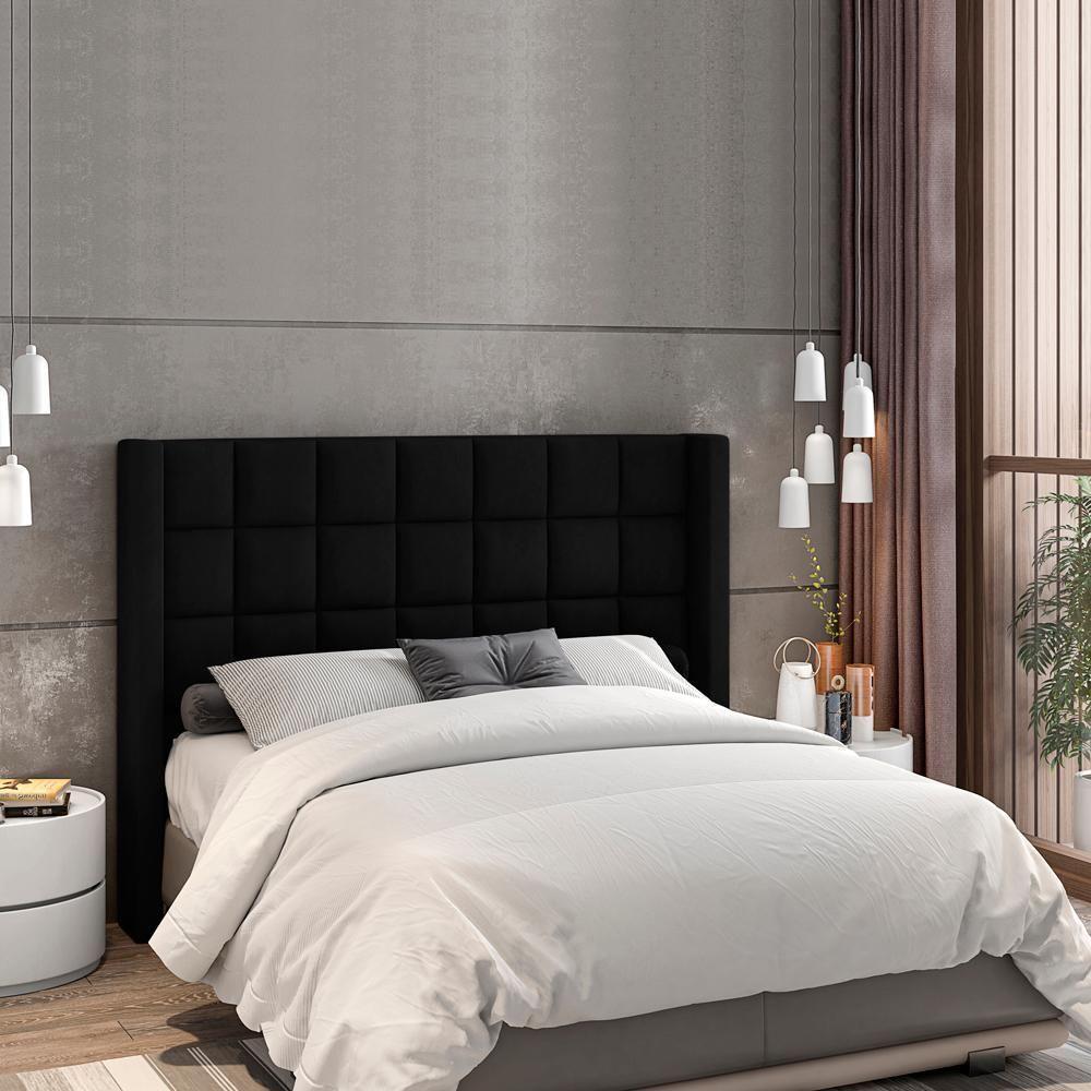 Cabeceira Casal 140 Cm Genov Veludo Sl 944 Peer Sl 944 - 6