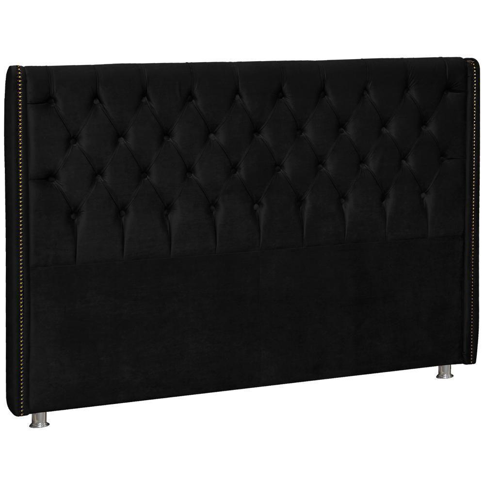 Cabeceira Queen 160 Cm Firezz Veludo Sl 944 Peer Sl 944 - 1