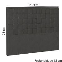 Cabeceira Casal 140 Cm Priss Linho Sl 74 Peer Sl 74