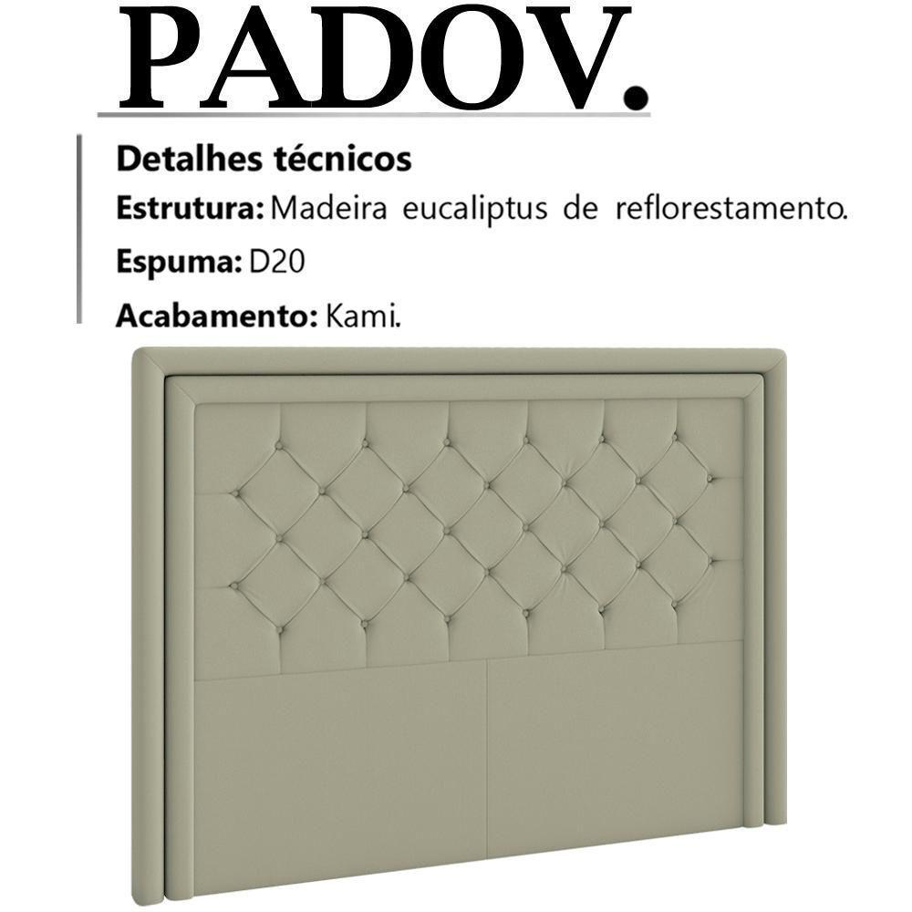 Cabeceira Queen 160 Cm Padov Veludo Sl 940 Peer Sl 940 - 7