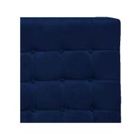 Cabeceira Solteiro P04 90 Cm Suede Azul Marinho Tca 948 - 2