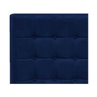 Cabeceira Solteiro P04 90 Cm Suede Azul Marinho Tca 948 - 3