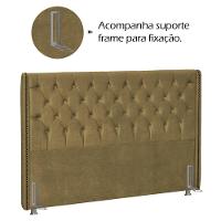 Cabeceira Queen 160 Cm Firezz Veludo Sl 945 Peer Sl 945 - 7