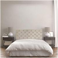 Cabeceira Capitonê King 1,95m Jade Suede Bege - 9