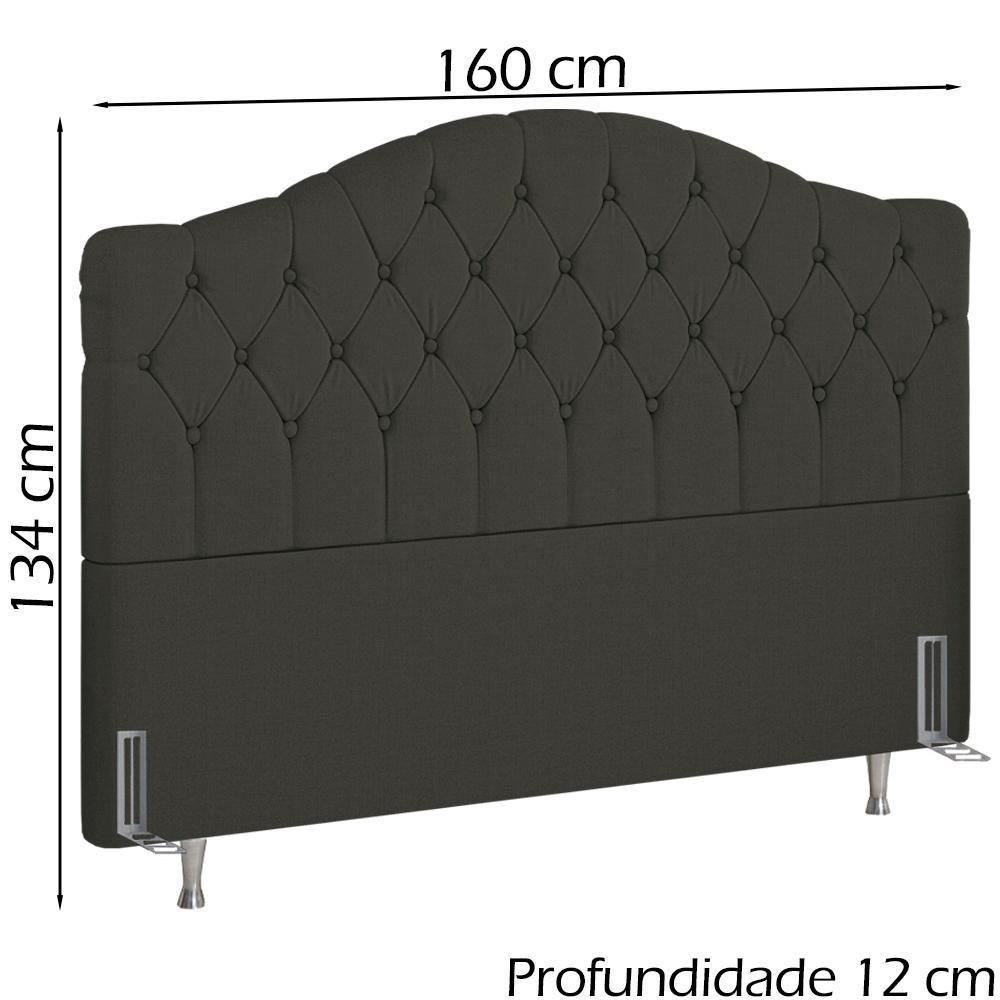 Cabeceira Queen 160 Cm Room Linho Sl 74 Peer Sl 74 - 7