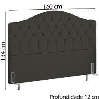 Cabeceira Queen 160 Cm Room Linho Sl 74 Peer Sl 74 - 7