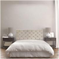 Cabeceira Painel Capitonê Queen 1,60m Jade Suede Bege - 6